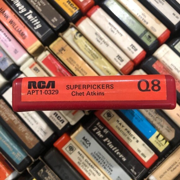 Chet Atkins : Superpickers 1974, Quadraphonic Q8 Track CANADIAN - Picture 3 of 4